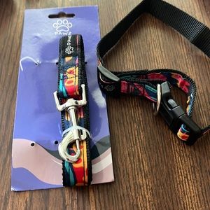 Pawz dog leash and collar